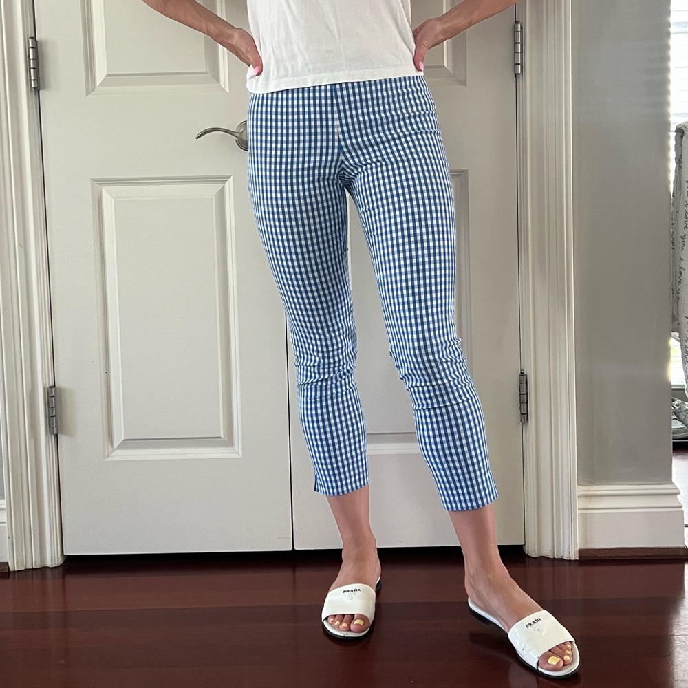 Brooks Brothers Blue Gingham Pants
